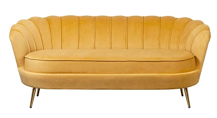 стильный Дизайнерский диван Pearl Triple Yellow на заказ