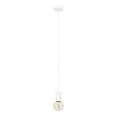 заказать 900798 Подвесной светильник (люстра) POZUETA 1, 1X40W (E27), H1100, ?65, сталь, белый