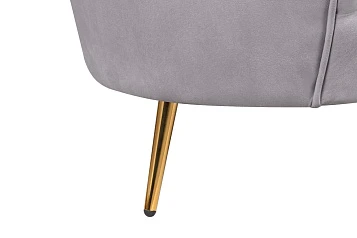 Дизайнерский диван для гостиниц Pearl Triple Grey в интернет-магазине