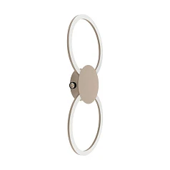 купить красивые 902127 Светодиодный светильник настенно-потолочный VENTICELLO 1, 20W 0,91W(LED LED), 3000K, 2400 135lm, алюминий, песочный, белый, в интернет-магазине