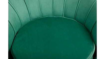 Кресло с пуфом ракушка Pearl Green V2