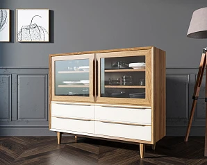 купить Буфет "Bruni white" низкий арт BR34WH в интернет-магазине