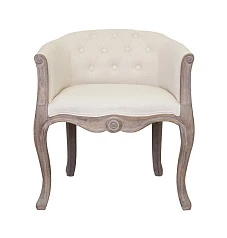 Низкое кресло ретро Kandy Beige в интерьере