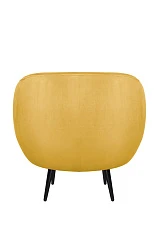 Мягкое кресло Benee Yellow на черных ножках в интернет-магазине