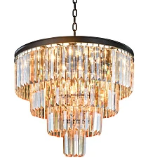 красивые Люстра Odeon 4 Rings Amber в интернет-магазине