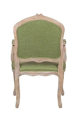 Мягкий стул с подлокотниками Mones Green V2