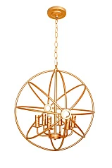 фото Люстра Foucault'S Orb Crystal Nude D52 Gold в интерьере