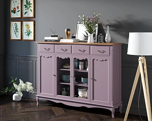 купить красивый Комод-витрина Leontina Lavanda арт ST9363L