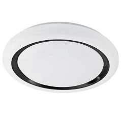 купить красивые 900335 Настенно-потолочный светильник CAPASSO, LED 22,8W, 2500lm, H65, ?480, сталь, белый/пластик, белый, черный