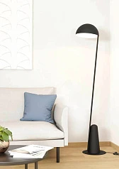 900135 Торшер ARANZOLA, 1X40W, E27, сталь, черный, белый