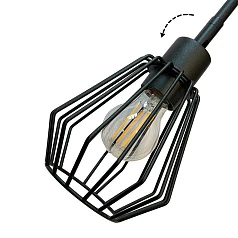 красивые 31531 Люстра TARBES, 3x60W(E27), сталь, черный на заказ