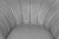 красивое Низкое кресло ракушка Pearl Grey V2 на заказ