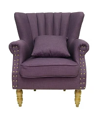 купить стильное Кресло с пуфом Lab Violet