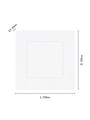 64606 Светодиодный встраиваемый светильник FUEVA 1 PRO, 5,5W(LED) в интернет-магазине