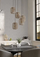 красивые 901125 Люстра ROMAZZINA, 5X40W (E27), ?500, сталь, песочный в интернет-магазине