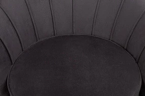 красивое Низкое кресло ракушка Pearl Black