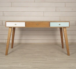 купить Рабочий стол "Aquarelle Birch" с тремя ящиками арт RE-36ETG в интернет-магазине