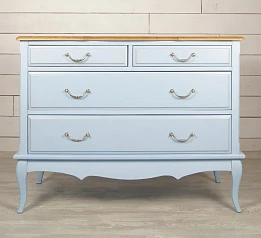 купить Комод «Leontina Blue» на 4 ящика арт ST9315B