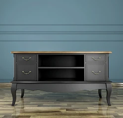 фото Комод под TV «Leontina Black»  арт ST9328BLK