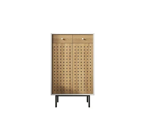 красивый Комод высокий с дверками и ящиками KOTO арт KT19