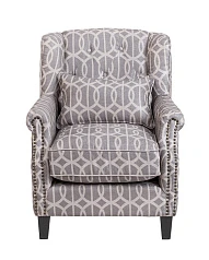 Мягкое полукресло с подлокотниками Scott Grey на заказ в интернет-магазине