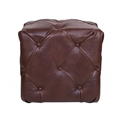 заказать Дизайнерский пуф Amrit Brown Leather