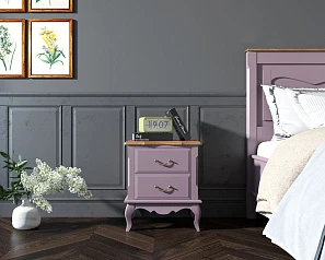 купить Тумба leontina Lavanda на два ящика арт ST9302/2L в интернет-магазине