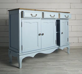 Комод "Leontina Blue" (3 ящика и 3 двери) арт ST9344B на заказ в интернет-магазине