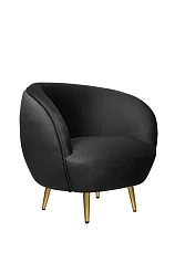заказать стильное Мягкое кресло для гостиниц Small Benee Black