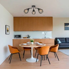 красивые 31531 Люстра TARBES, 3x60W(E27), сталь, черный на заказ