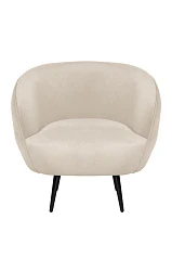 купить Мягкое кресло Benee Beige на черных ножках