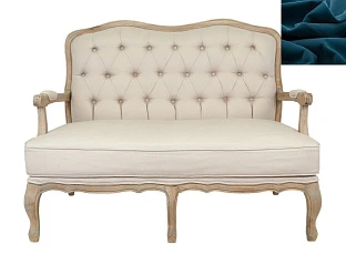 купить красивый Прямой диван модерн Yareli синий