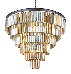купить Люстра Odeon 6 Rings Amber