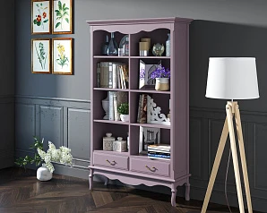 красивый Стеллаж Leontina Lavanda двойной арт GS27/2L