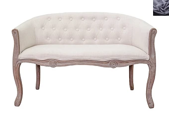 заказать Двухместный диван Kandy Double Beige цвет темно серый