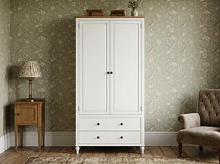 купить Шкаф двухстворчатый "Одри (Odri)" с ящиками арт od2127KR в интернет-магазине