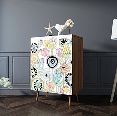 Комод "Berber" большой  арт BB12/Print_03 в интерьере