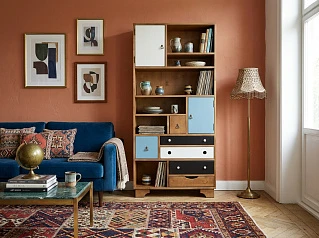 Стеллаж "Акварель (Aquarelle)" арт RE-17ETG/4