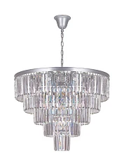 купить красивые Люстра Odeon 5 Rings Silver