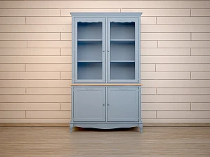 красивый Буфет "Leontina Blue" двухстворчатый  арт ST9332B на заказ