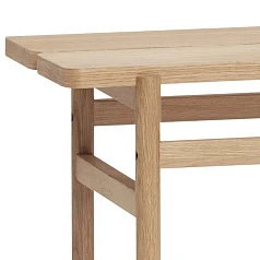 БАНКЕТКА HUBSCH, ДУБ, FSC, НАТУРАЛЬНЫЙ