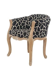 стильное Низкое кресло ретро каминное Kandy