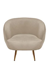 фото Мягкое кресло Benee Taupe в интерьере