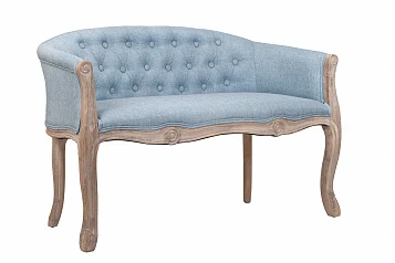 красивый Дизайнерский двухместный диван Kandy Double Light Blue на заказ