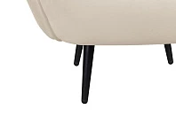 купить Мягкое кресло Benee Beige на черных ножках