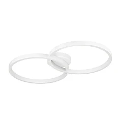 фото 900954 Потолочный светильник AMANDOLO, 19,5W(LED), 2400lm, L675, B380, H65, алюминий, сталь, белый/пластик, белый