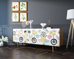 заказать Комод "Berber" удлиненный арт BB11/Print_03