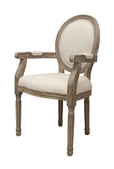 стильный Мягкий стул с подлокотниками Volker Arm Beige на заказ