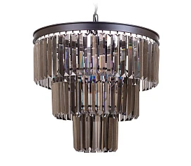 стильные Люстра Odeon 3 Rings Smoke