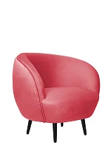 фото Мягкое кресло Small Benee Karmin на черных ножках в интерьере